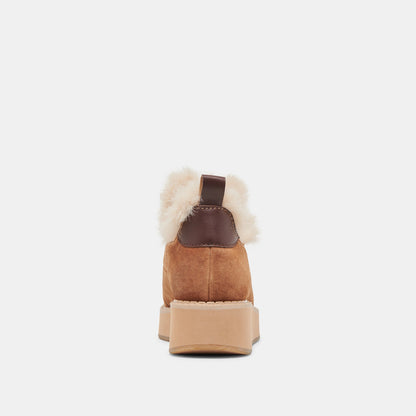 ARDY PLUSH H2O BOOTIES PECAN SUEDE | Dolce Vita