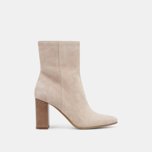 SUZY BOOTIES TAUPE SUEDE | Dolce Vita