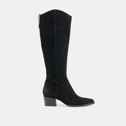 Virona H2O Waterproof Onyx Suede Boots | Dolce Vita