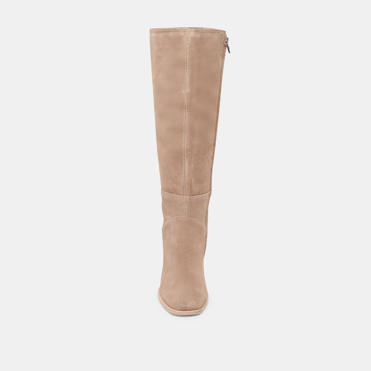 FYNN Wide Calf Boots Truffle Suede | Dolce Vita