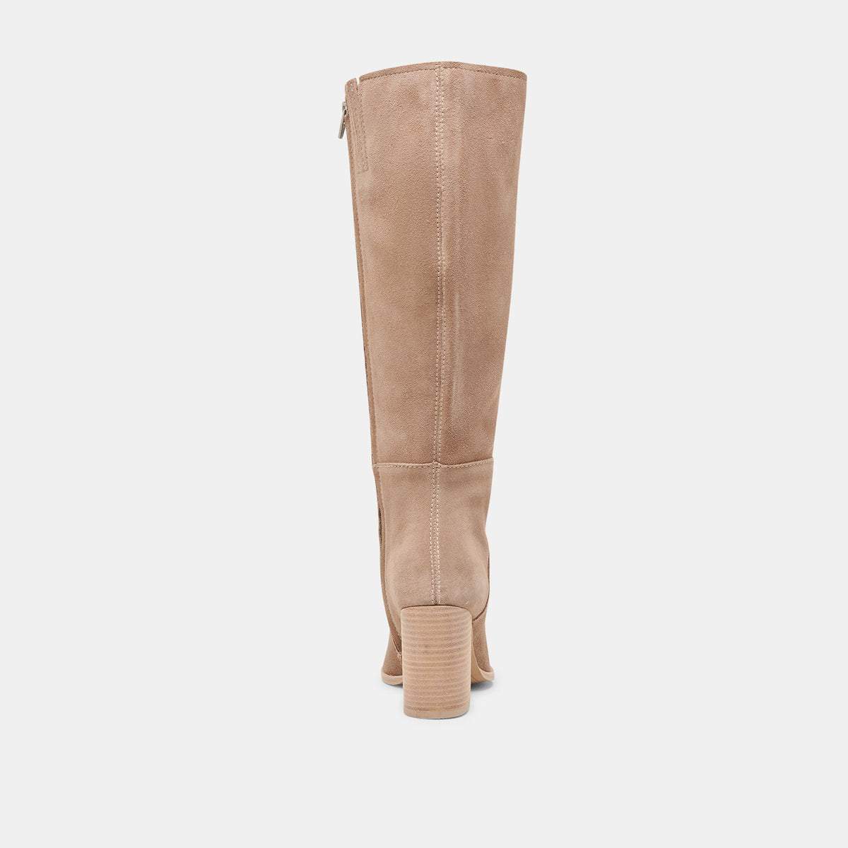 FYNN Wide Calf Boots Truffle Suede | Dolce Vita