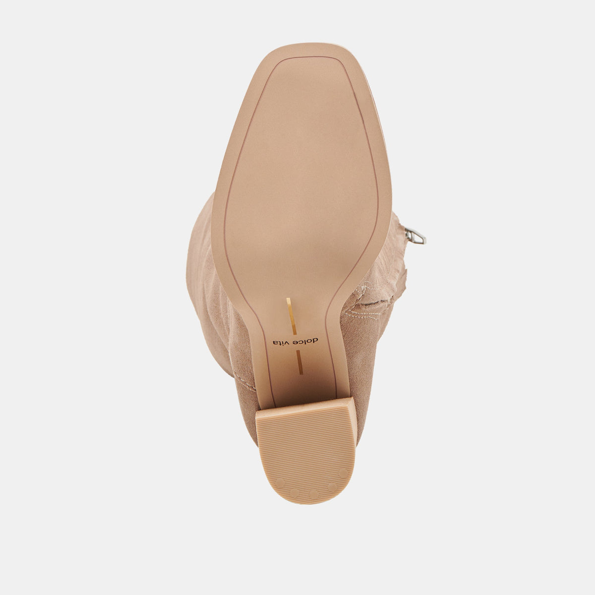 FYNN Wide Calf Boots Truffle Suede | Dolce Vita