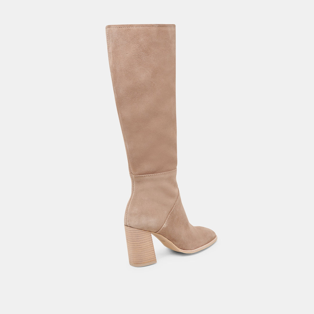 FYNN Wide Calf Boots Truffle Suede | Dolce Vita