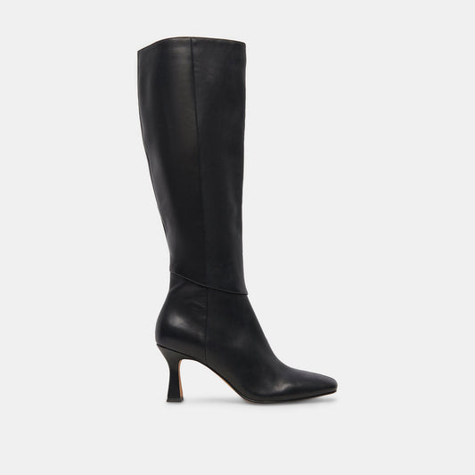 Gyra Extra Wide Calf Black Boots | Dolce Vita