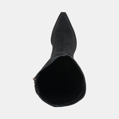 Raj Extra Wide Calf Onyx Suede Boots | Dolce Vita