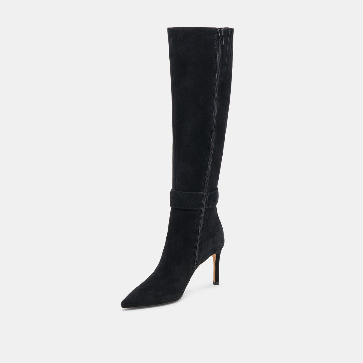 KINZY BOOTS ONYX SUEDE | Dolce Vita