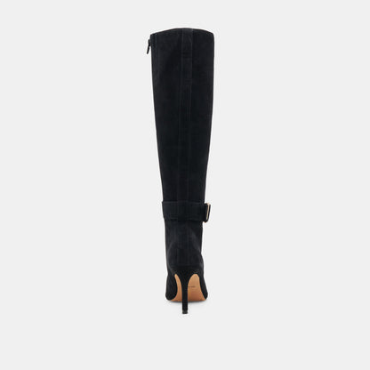 KINZY BOOTS ONYX SUEDE | Dolce Vita