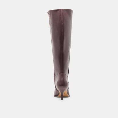 Aldy Mulberry Leather Boots | Dolce Vita