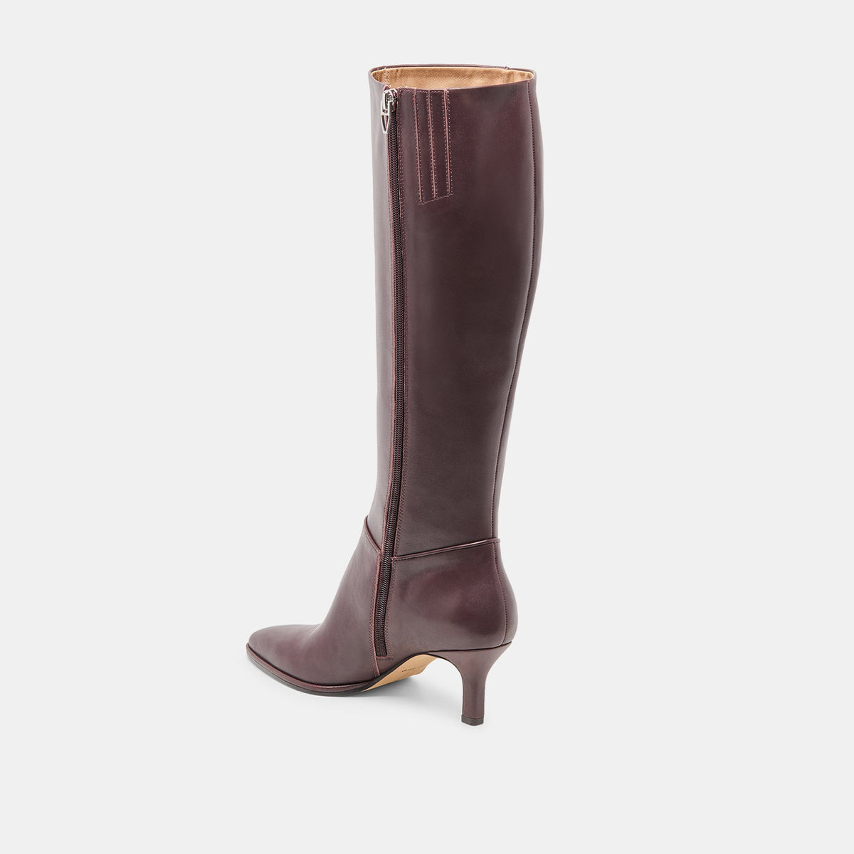 Aldy Mulberry Leather Boots | Dolce Vita