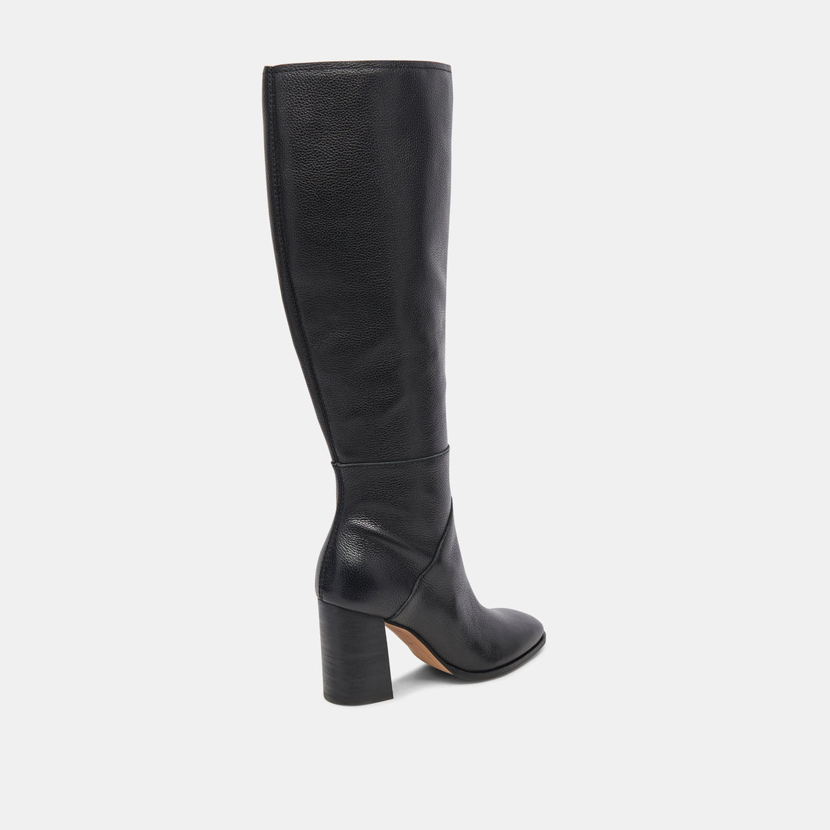 FYNN Wide Calf Boots Onyx Leather | Dolce Vita