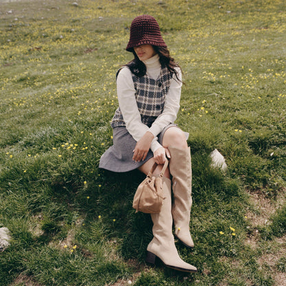 Virona H2O Waterproof Dk Taupe Suede Boots | Dolce Vita