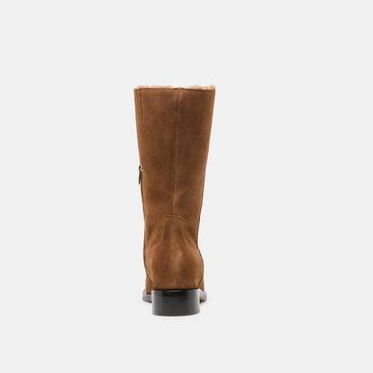 Kedra H2O Chestnut Suede Boots | Dolce Vita