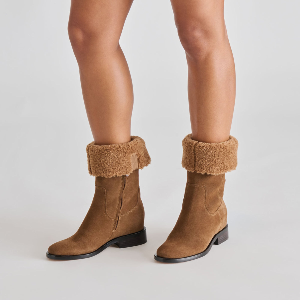 Kedra H2O Chestnut Suede Boots | Dolce Vita