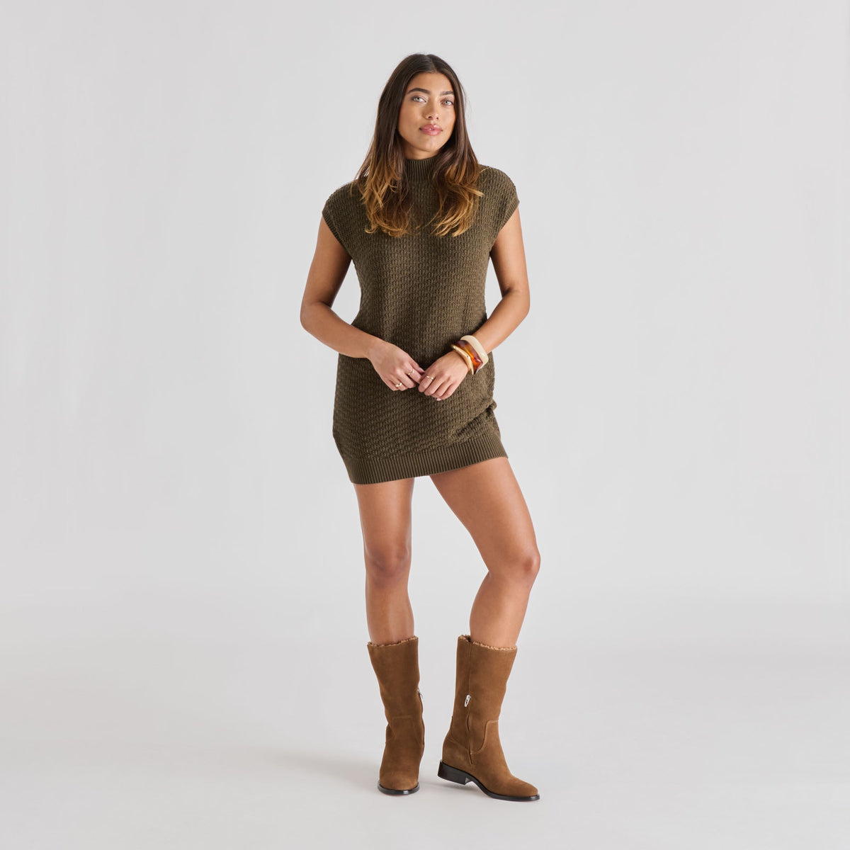 Kedra H2O Chestnut Suede Boots | Dolce Vita