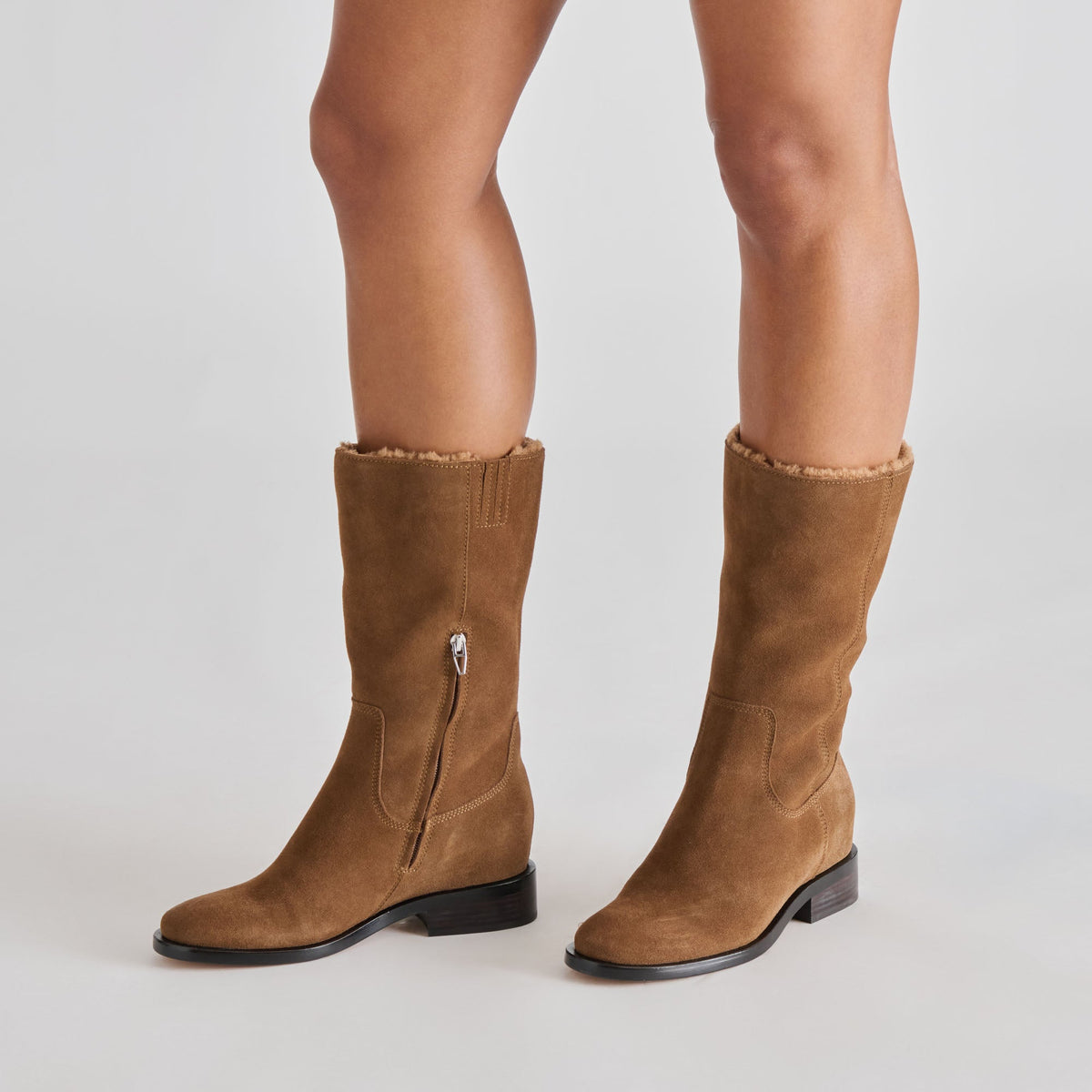 Kedra H2O Chestnut Suede Boots | Dolce Vita