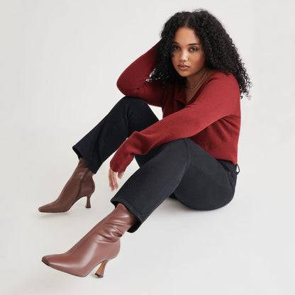 GLAMOR BOOTS CHOCOLATE STELLA | Dolce Vita
