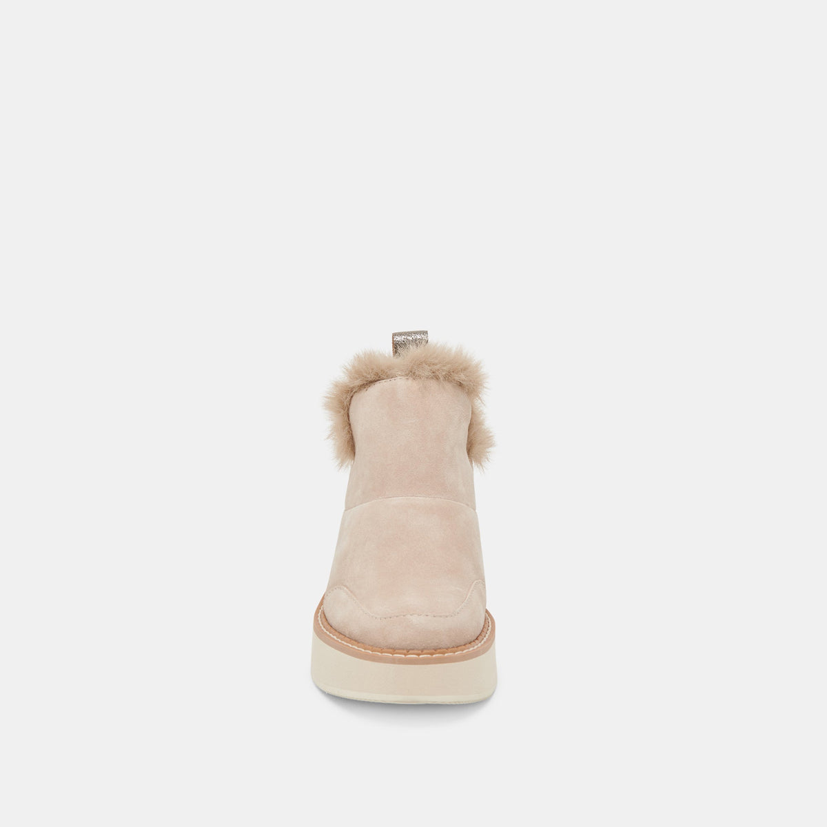ARDY PLUSH H2O BOOTIES TAUPE SUEDE | Dolce Vita