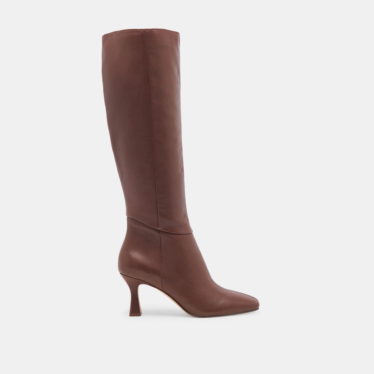 GYRA WIDE CALF BOOTS CHOCOLATE LEATHER | Dolce Vita