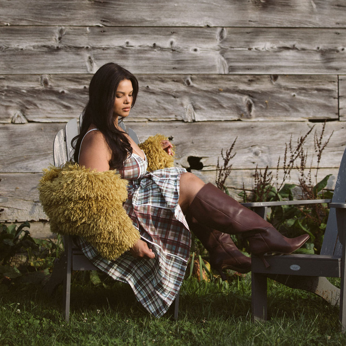 GYRA WIDE CALF BOOTS CHOCOLATE LEATHER | Dolce Vita