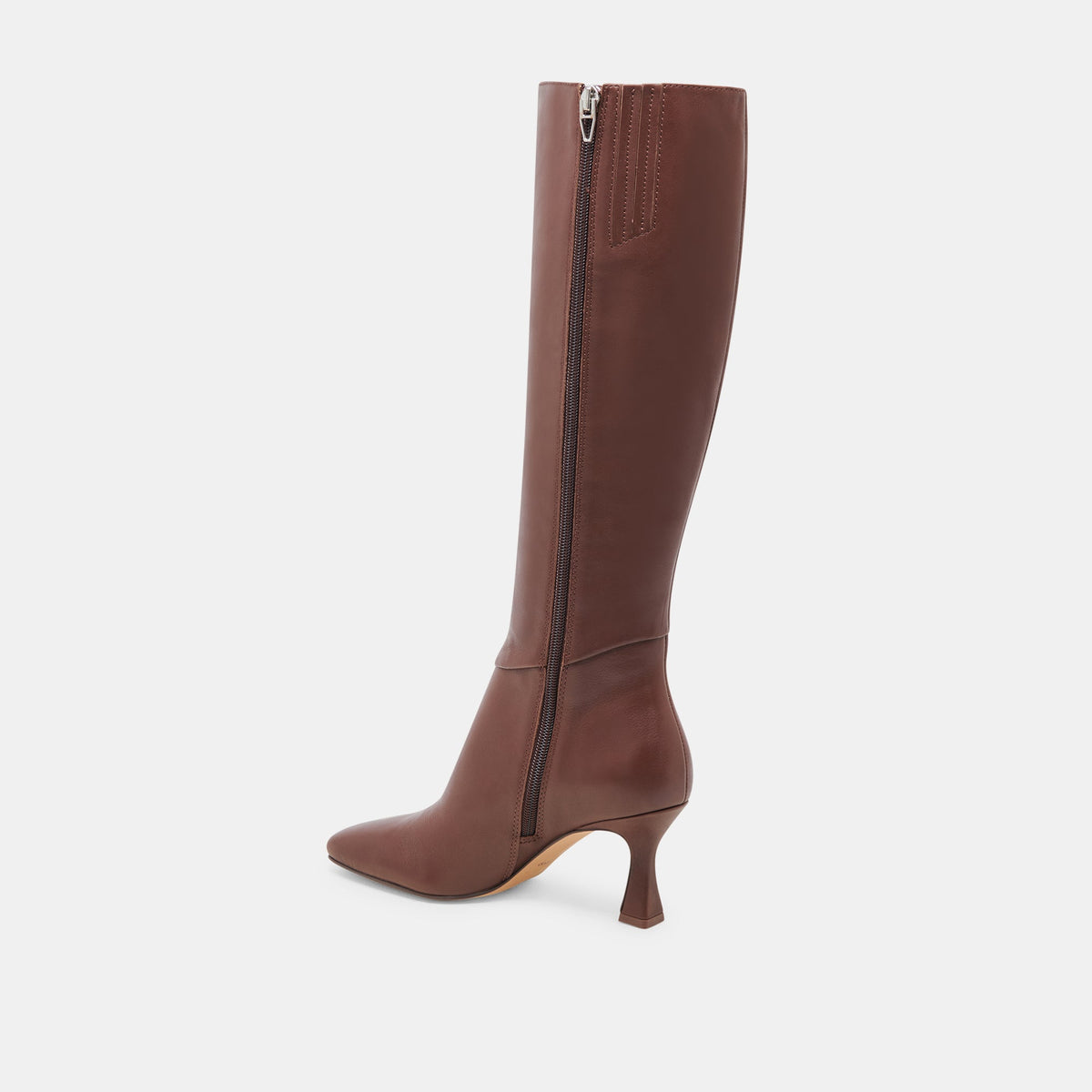 GYRA WIDE CALF BOOTS CHOCOLATE LEATHER | Dolce Vita