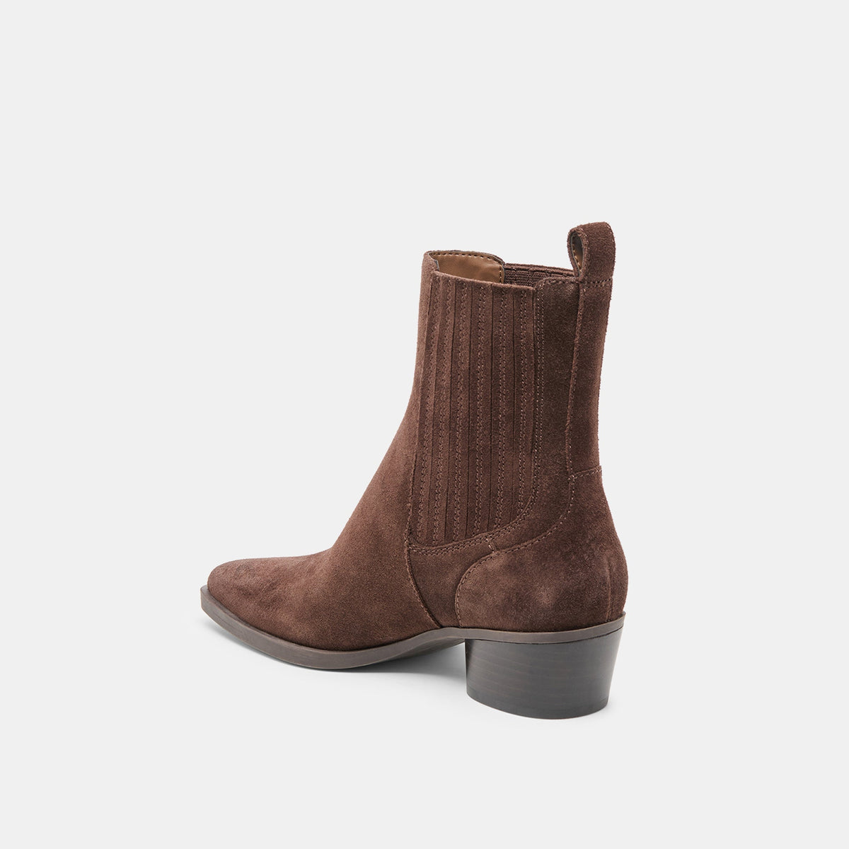 Faint H2O Waterproof Dk Brown Suede Booties | Dolce Vita