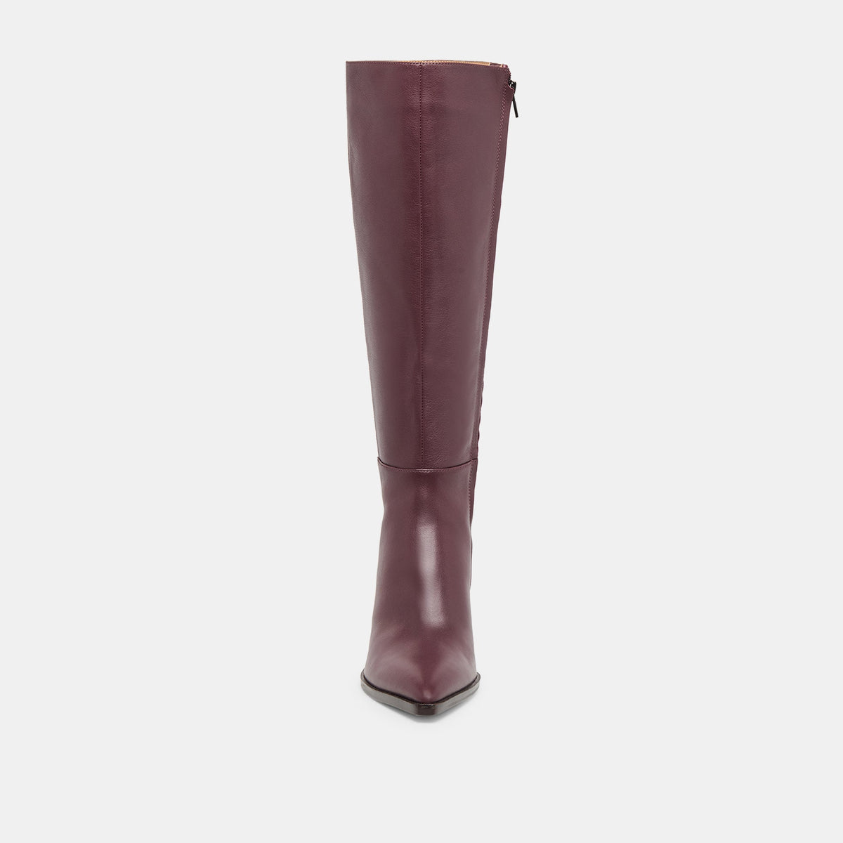 Auggie Wine Leather Wide Calf Boots | Dolce Vita