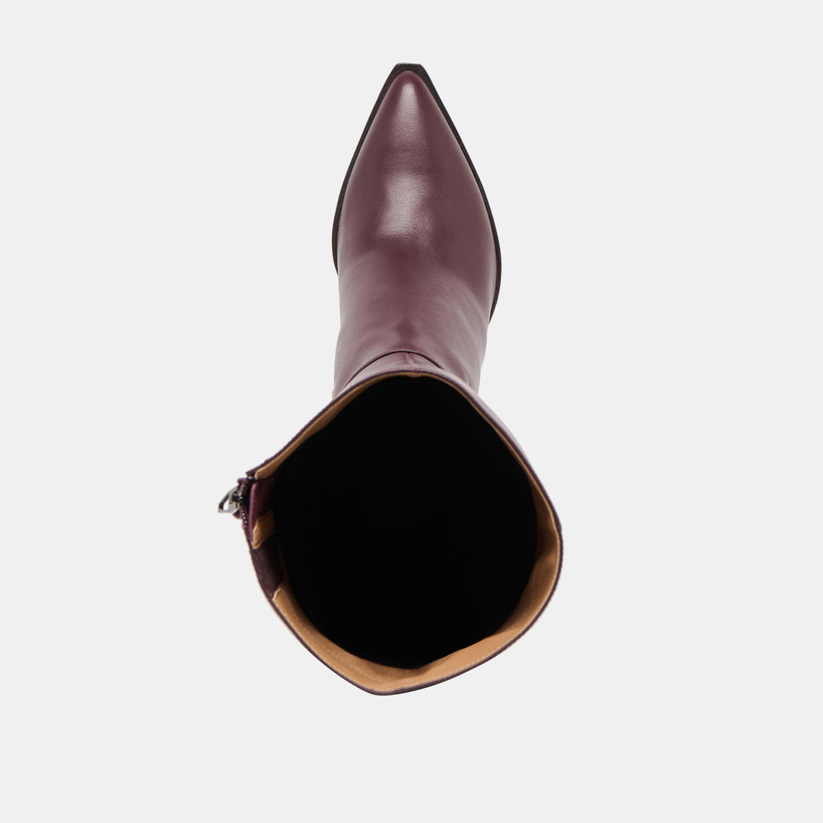 Auggie Wine Leather Wide Calf Boots | Dolce Vita
