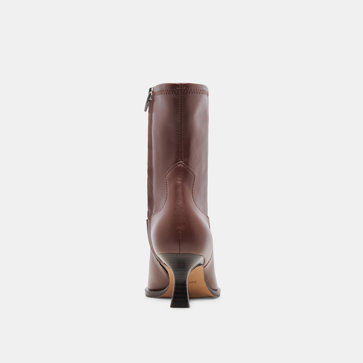 ARYA WIDE CALF BOOTS CHOCOLATE LEATHER | Dolce Vita