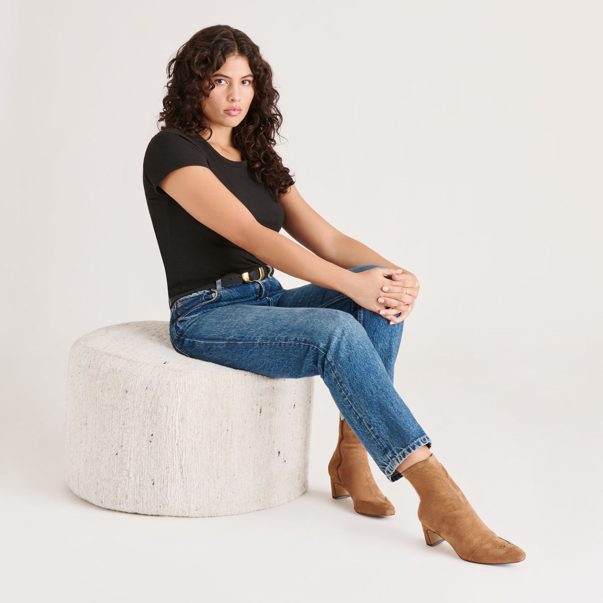 Anika Lt Brown Stella Suede Boots | Dolce Vita