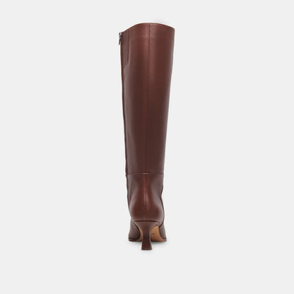 Auggie Extra Wide Calf Chocolate Boots | Dolce Vita