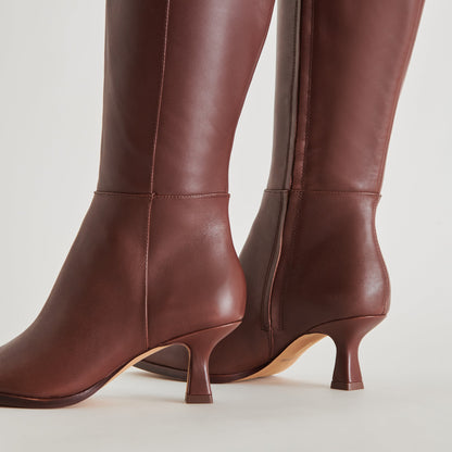 Auggie Extra Wide Calf Chocolate Boots | Dolce Vita