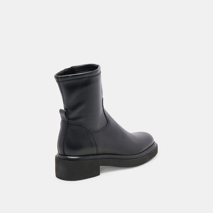 Simaya H2O Wide Black Leather Boots | Dolce Vita