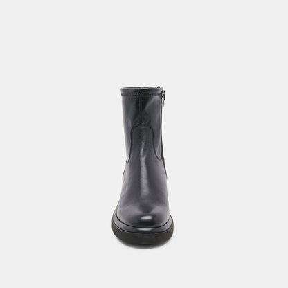 Simaya H2O Wide Black Leather Boots | Dolce Vita
