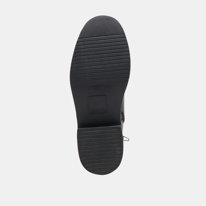 Simaya H2O Wide Black Leather Boots | Dolce Vita