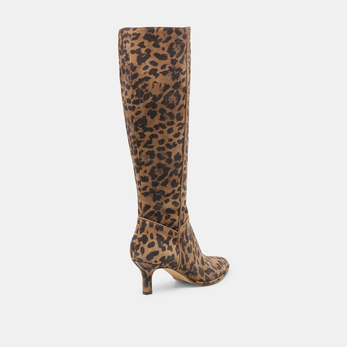 Aldy Brown Leopard Printed Suede Boots | Dolce Vita