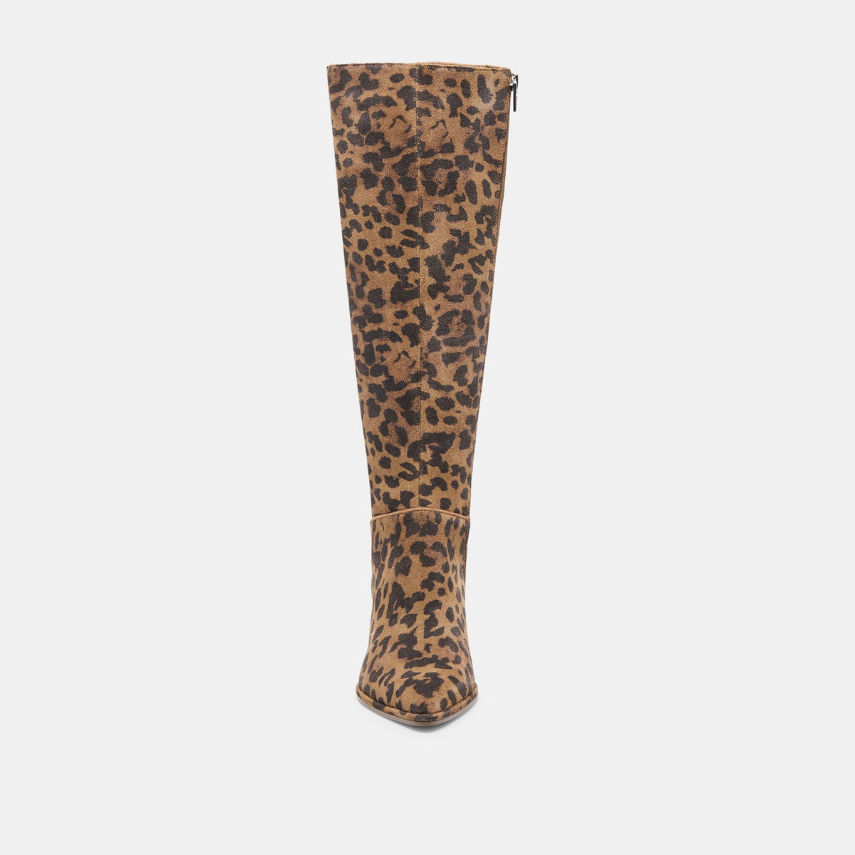 Aldy Brown Leopard Printed Suede Boots | Dolce Vita