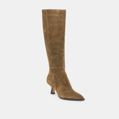 Auggie Olive Suede Boots | Dolce Vita