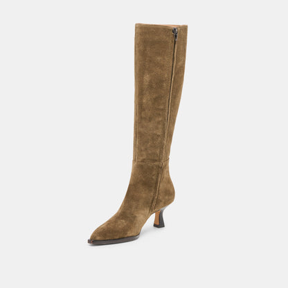 Auggie Olive Suede Boots | Dolce Vita