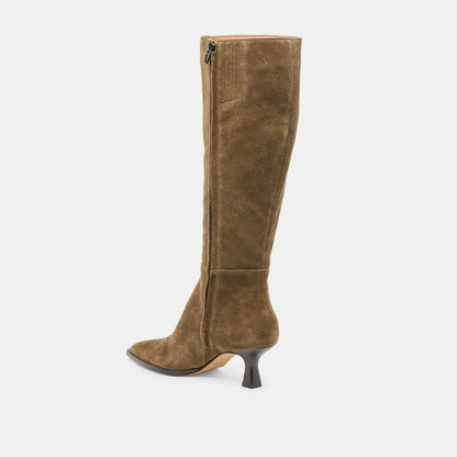 Auggie Olive Suede Boots | Dolce Vita