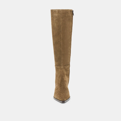 Auggie Olive Suede Boots | Dolce Vita