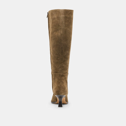 Auggie Olive Suede Boots | Dolce Vita