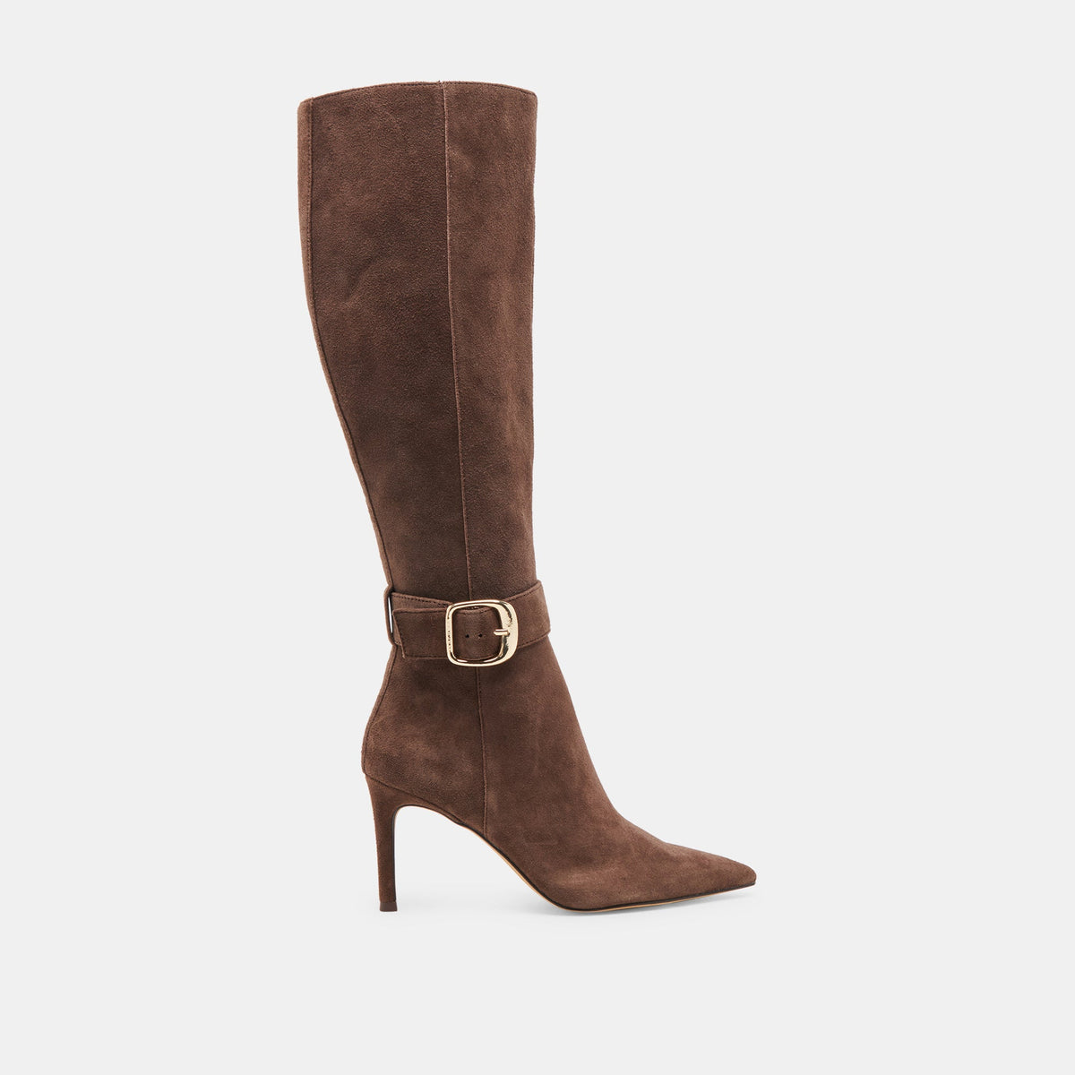 KINZY BOOTS DK BROWN SUEDE | Dolce Vita