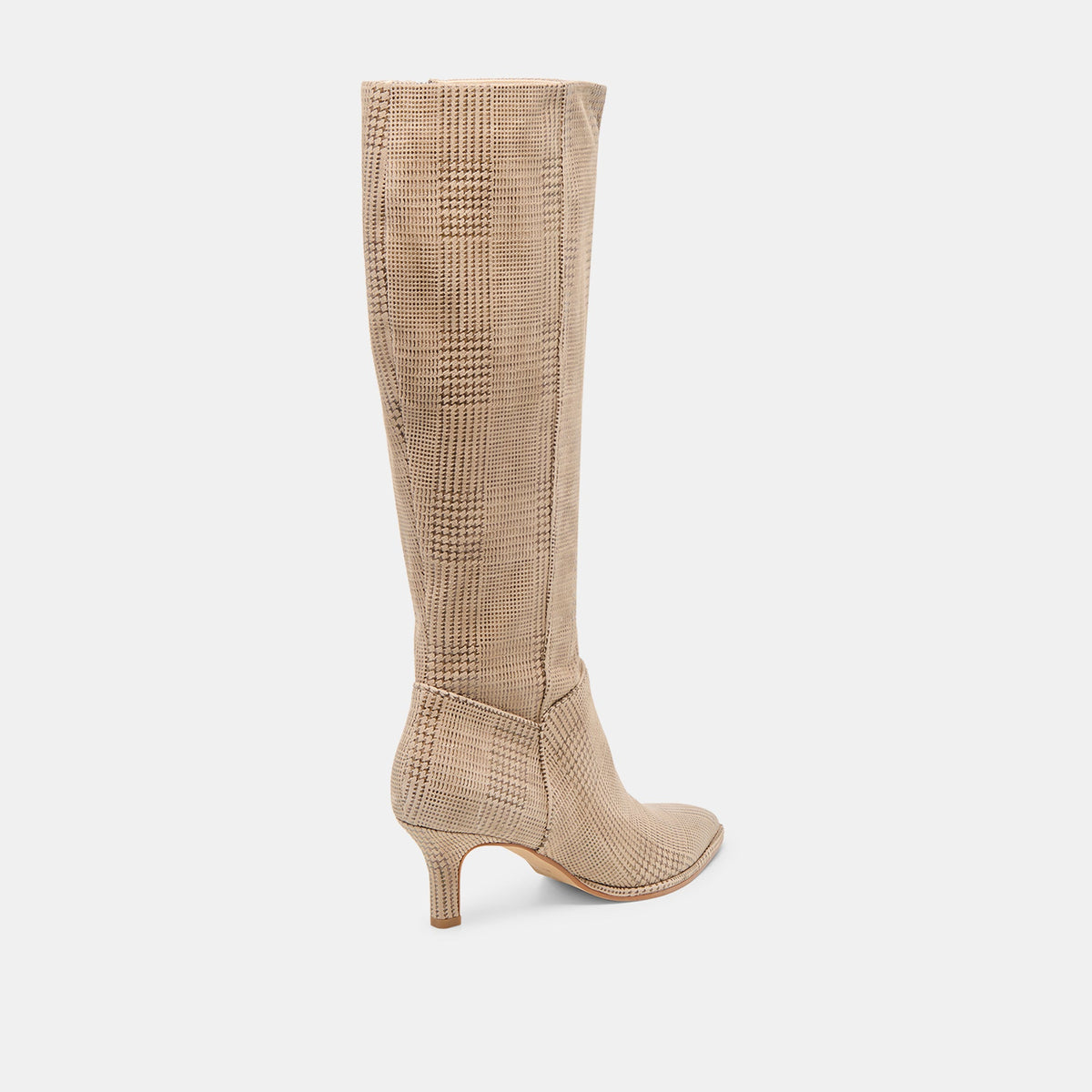 Aldy Herringbone Printed Suede Boots | Dolce Vita