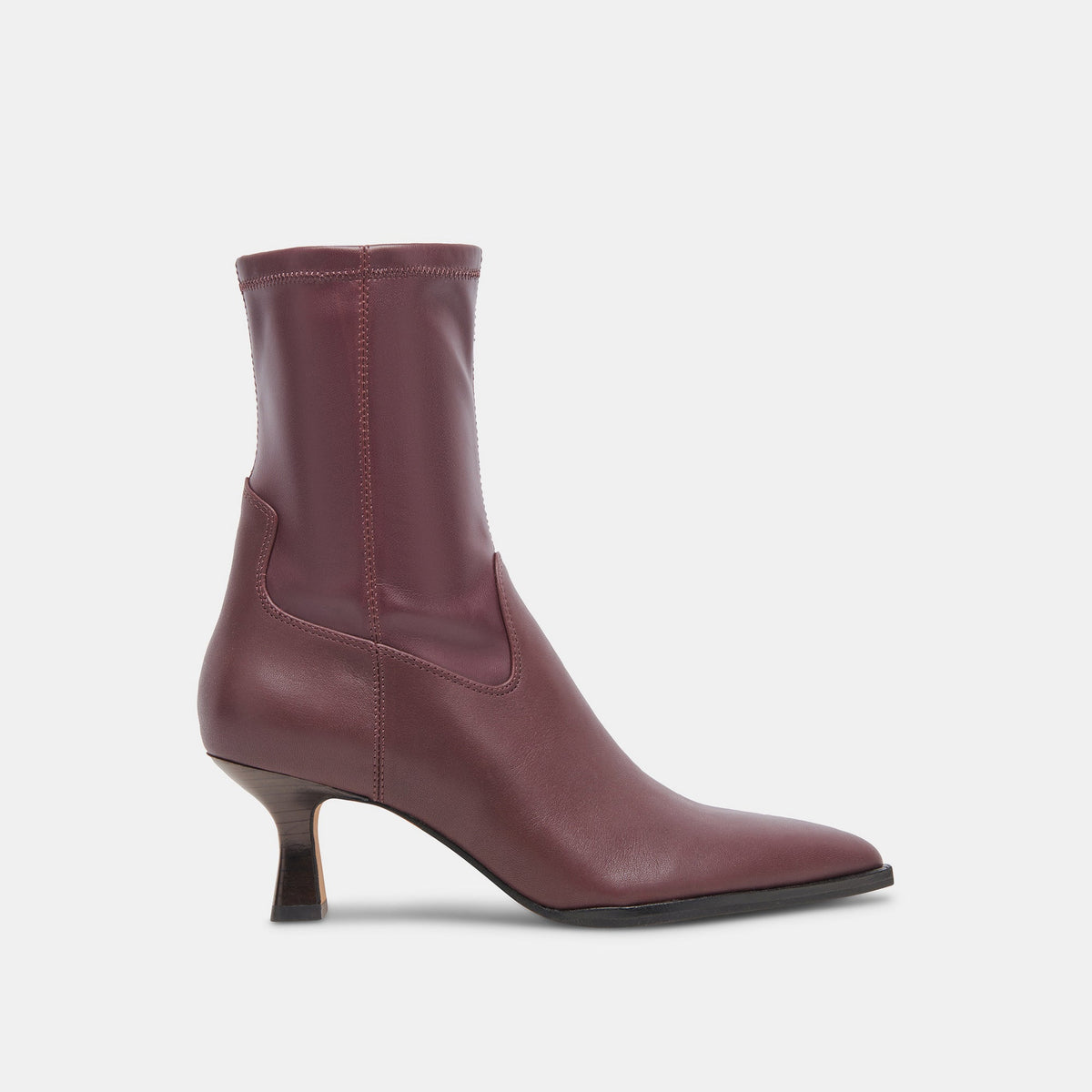 ARYA WIDE CALF BOOTS WINE LEATHER | Dolce Vita
