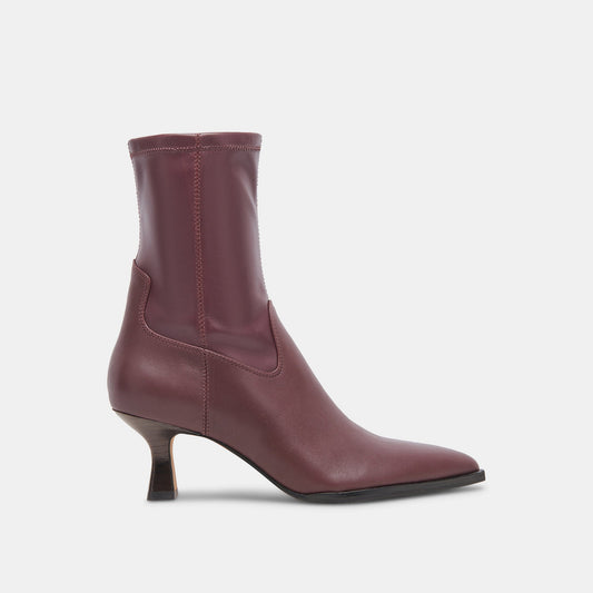 ARYA WIDE CALF BOOTS WINE LEATHER | Dolce Vita