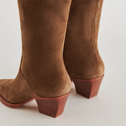 Raj Boots in Brown Suede | Dolce Vita