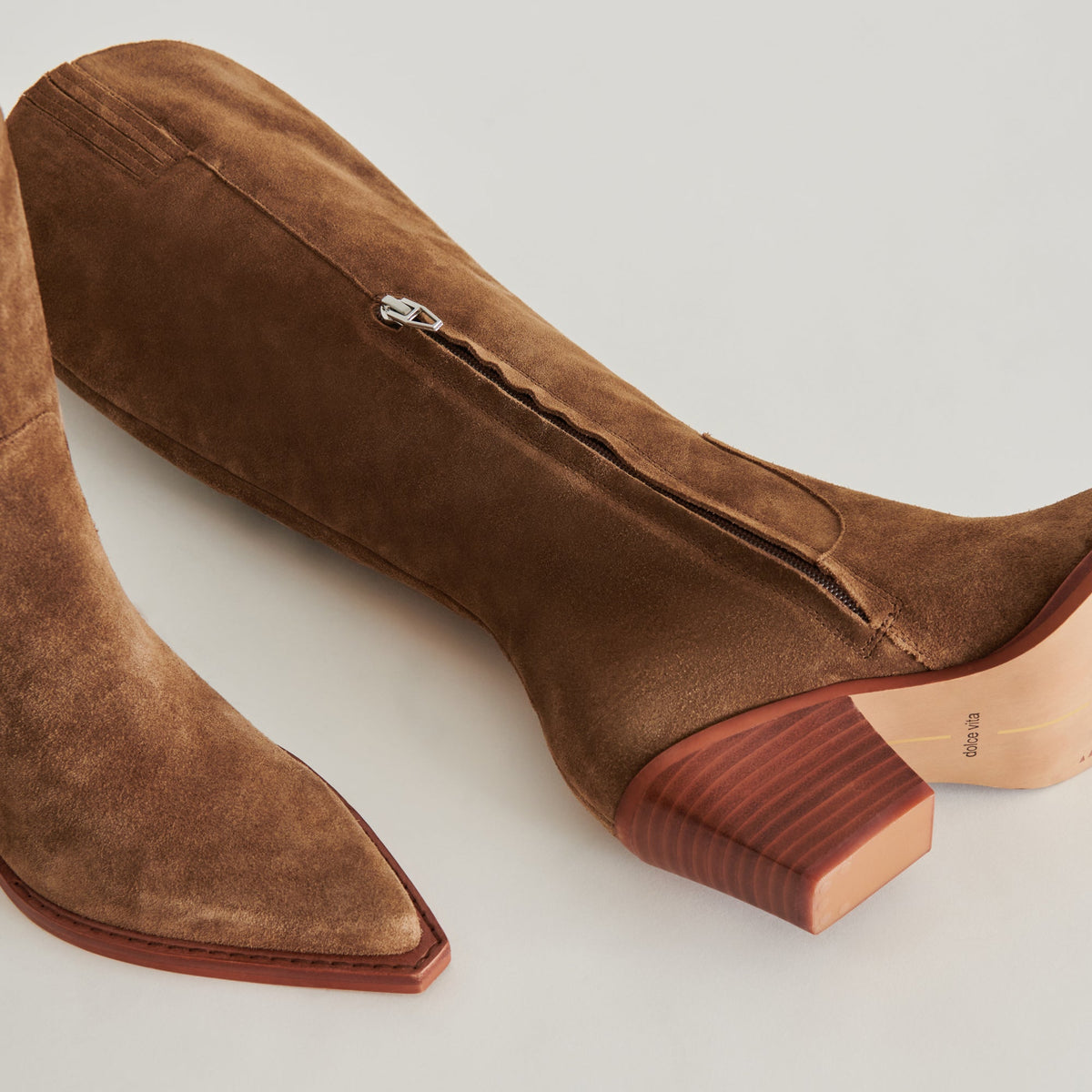 Raj Boots in Brown Suede | Dolce Vita