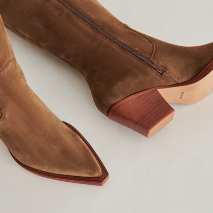 Raj Boots in Brown Suede | Dolce Vita