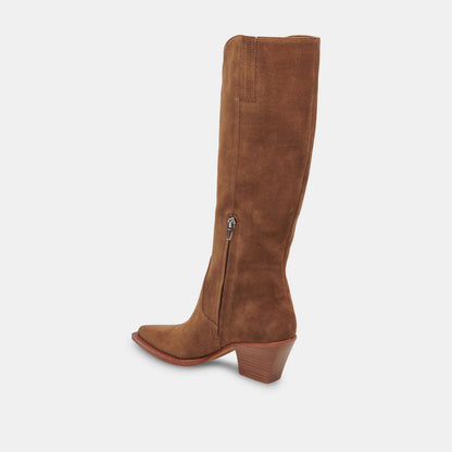 Raj Boots in Brown Suede | Dolce Vita