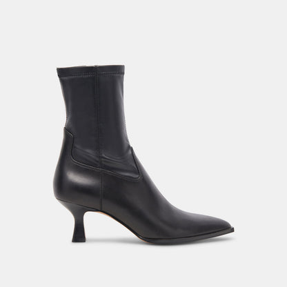 ARYA WIDE CALF BOOTS BLACK LEATHER | Dolce Vita
